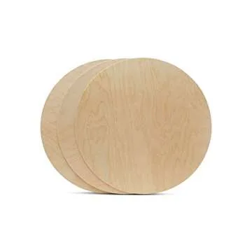 Quality 10 Inch Wood Circles for All Your Crafts