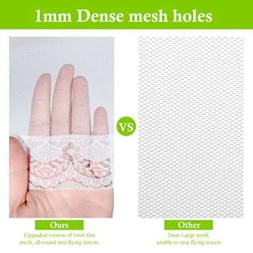 8 Pack 2 Size Mesh Food Covers for outside, 2 Jumbo and 6 Large Cake Cover Net for Indoor/Outdoor, Picnic Accessories Fruit Cover Tent Keeping Out Flies Bugs Mosquitos