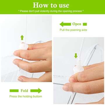 8 Pack 2 Size Mesh Food Covers for outside, 2 Jumbo and 6 Large Cake Cover Net for Indoor/Outdoor, Picnic Accessories Fruit Cover Tent Keeping Out Flies Bugs Mosquitos