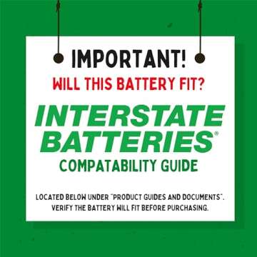 Interstate Batteries 12V 8Ah Battery (SLA1079) Rechargeable SLA, AGM Replacement Battery for UPS Bac...