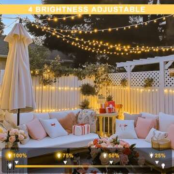 JMEXSUSS 168FT 600 LED Christmas String Lights