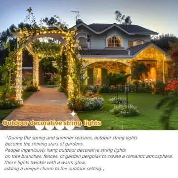 JMEXSUSS 168FT 600 LED Christmas String Lights