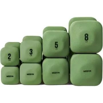 SafeGrip Dumbbells with Anti-Slip & Thick Handles