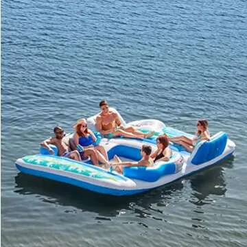 Paradise Island Float Inflatable Pool Float for 6