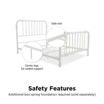 Little Seeds Wren Metal Bed Frame for Kids' Room