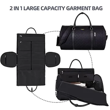 Convertible Garment Bag for Travel - 2 in 1 Travel Essentials