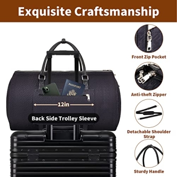Convertible Garment Bag for Travel - 2 in 1 Travel Essentials