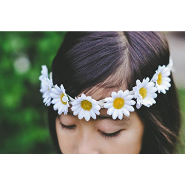 Floral Fall Boho Sunflower Crown for Festivals and Weddings