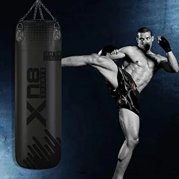 XN8 Punching Bag Set with Gloves for Kickboxing Training