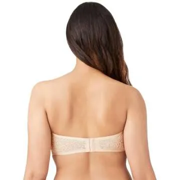 Wacoal Women's Halo Strapless Bra, Natural Nude, Tan, 38DD