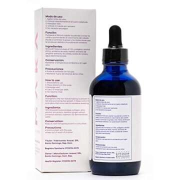 Maka Capillary Health Hair Growth Drops for Women and Men, Anti Hair Loss and Hair Regrowth Treatment with 1.5% Minoxidil and other Natural Ingredients - 4 Oz