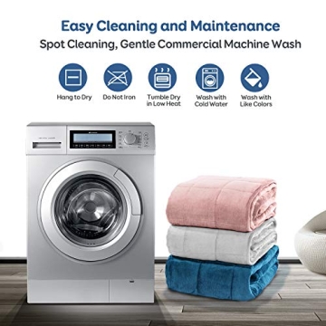 Soft Sherpa Weighted Blanket 15lbs for Queen Bed