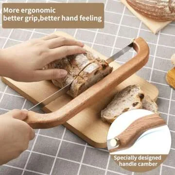 Uprichya Sourdough Bread Slicer for Right-Handed Bakers