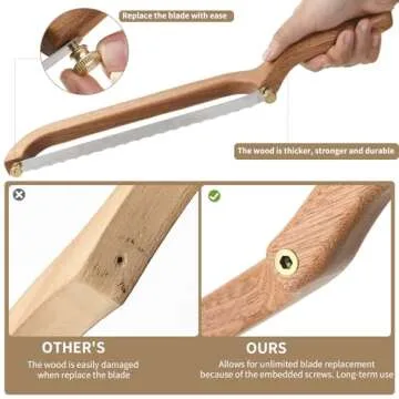 Uprichya Sourdough Bread Slicer for Right-Handed Bakers