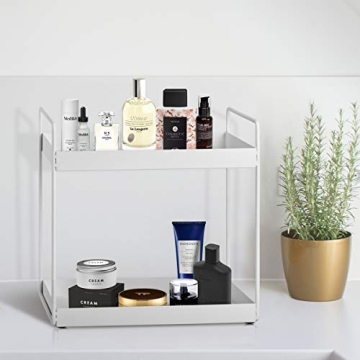 Aisung 2-Tier Bathroom Countertop Organizer: Elegant Storage Solution