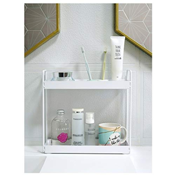 Aisung 2-Tier Bathroom Countertop Organizer: Elegant Storage Solution