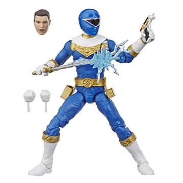Power Rangers Lightning Collection 6-Inch Zeo Blue Ranger Collectible Action Figure Toy with Accesso...
