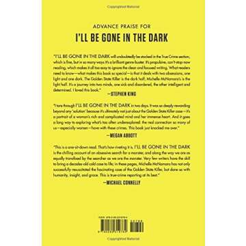I'll Be Gone in the Dark by Michelle McNamara - A Gripping True Crime Hardcover