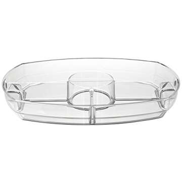Prodyne SB-5 Flip-Lid Appetizers On Ice, 15", Clear