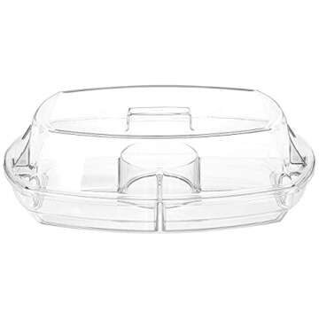 Prodyne SB-5 Flip-Lid Appetizers On Ice Serving Dish 15 Inch