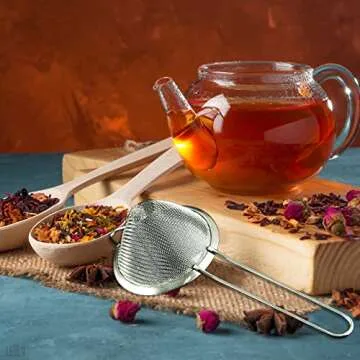 Fine Mesh Strainer for Tea and Cocktails - Durable Design