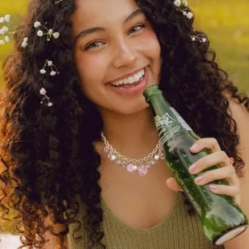 Madison Tyler Gold Butterfly Flower Necklace for Women