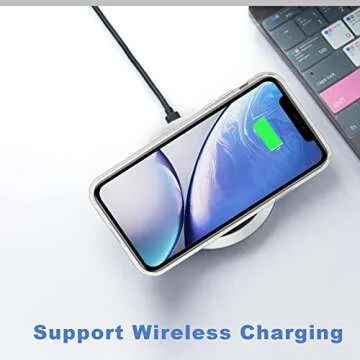 JJGoo iPhone XR Case Clear Soft Transparent Shockproof Cover