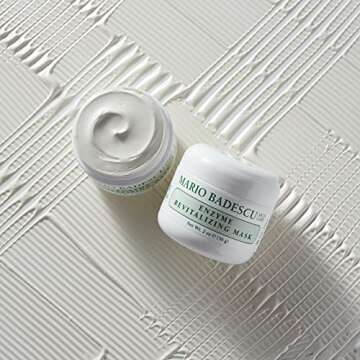Mario Badescu Enzyme Revitalizing Mask - Infused with Nourishing Fruit Enzyme - Moisturizing Facial Mask for Radiant, Hydrated Skin and Revived Complexion - Ideal for Combination or Dry Skin