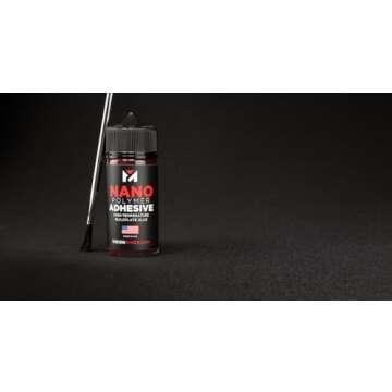 Nano Polymer Adhesive (120ml) - Ultimate 3D Printing Bed & Build Plate Adhesion - No Mess, Non-Toxic, Works for PLA, ABS, PEI, PEEK, Nylon, PC and More. Easy Application, Easy to Clean!