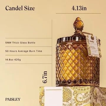 Large Wood Wick Jasmine Magnolia Candle - Eco-Friendly Gift