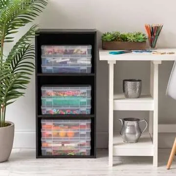 IRIS USA 10 Pack Clear Storage Organizer for Crafts