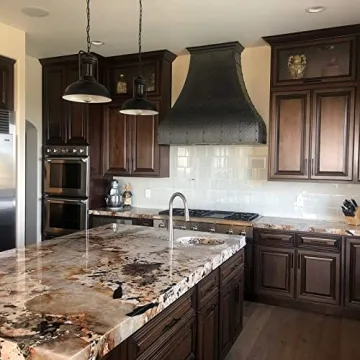 SINDA Stylish Copper Oven Hood Cover - High CFM Insert