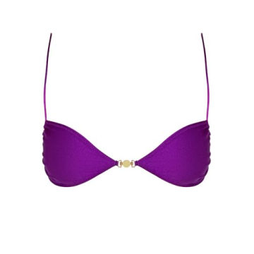 VOLAFA Women's Adjustable Cheeky Purple Bikini Set