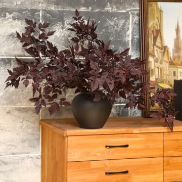 Lyrow Artificial Cimicifuga Plant Leaf Spray Fall Decor