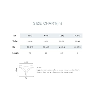 DEANGELMON Seamless Thongs for Women - No Show, Comfort, Style