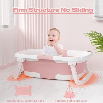 Napei Foldable Baby Bathtub – Safe & Space-Saving