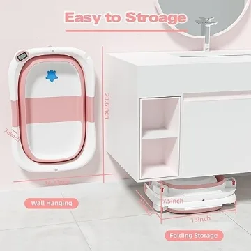 Napei Foldable Baby Bathtub – Safe & Space-Saving