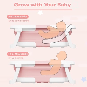 Napei Foldable Baby Bathtub – Safe & Space-Saving