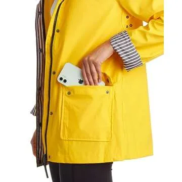 URBAN REPUBLIC Lightweight Women's Rain Jacket - Stylish & Practical