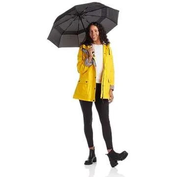 URBAN REPUBLIC Lightweight Women's Rain Jacket - Stylish & Practical