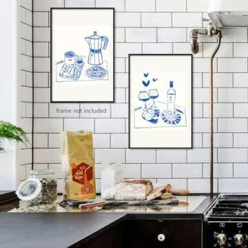 Cute Kitchen Canvas Wall Art Perfect for Food Lovers