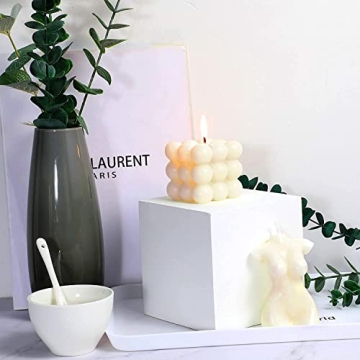 Elegant Bubble Candle Soy Wax for Home and Gifts