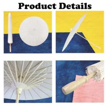 GSYUWIH Wedding Umbrella Pack, 33 Inch White Decor