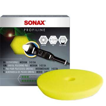 SONAX (04933410 Dual Action Polishing Pad, Yellow