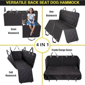 Meadowlark XL Dog Seat Cover - Heavy Duty Back Seat Protection
