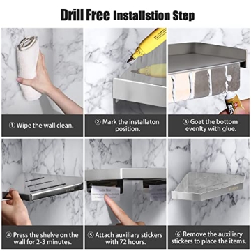 Corner Shower Caddy: Easy Installation & Stylish Design