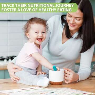POCAZONE Baby First Foods Tracker Magnets - 101 Foods Checklist