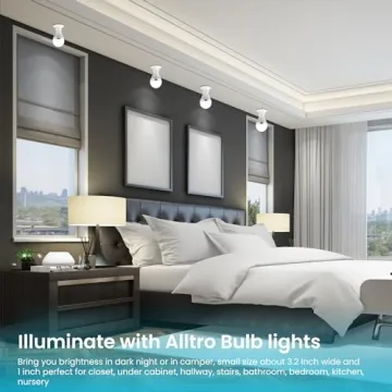 AlltroLite Portable COB LED Light Bulbs - Remote Controlled