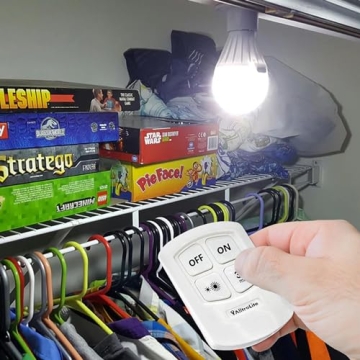 AlltroLite Portable COB LED Light Bulbs - Remote Controlled