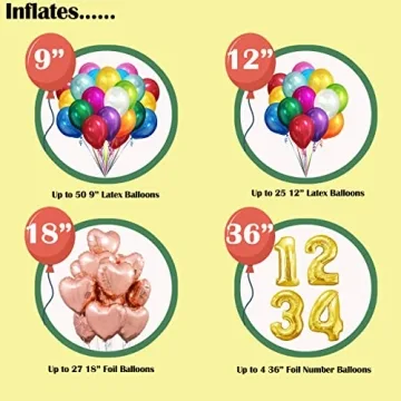Helium Balloon Pump Kit for Memorable Celebrations